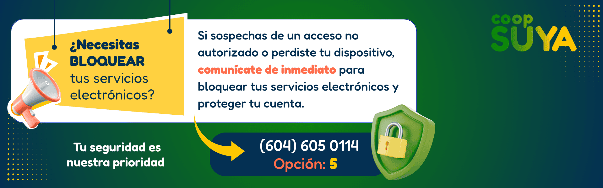 Bloqueo - Página web